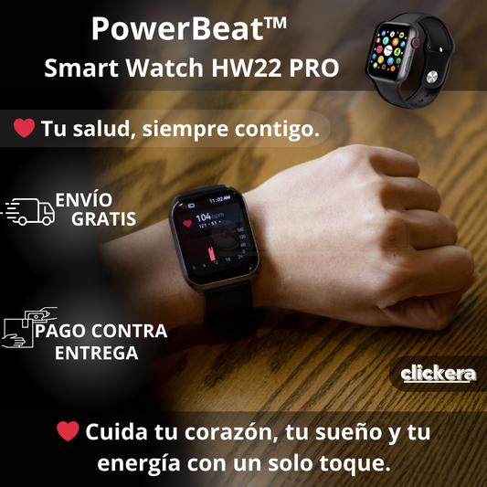 ⌚✨ Tu salud y estilo al alcance con el Smart Watch HW22 PRO💖📲