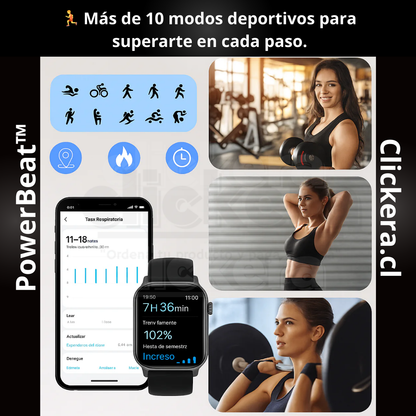 ⌚✨ Tu salud y estilo al alcance con el Smart Watch HW22 PRO💖📲