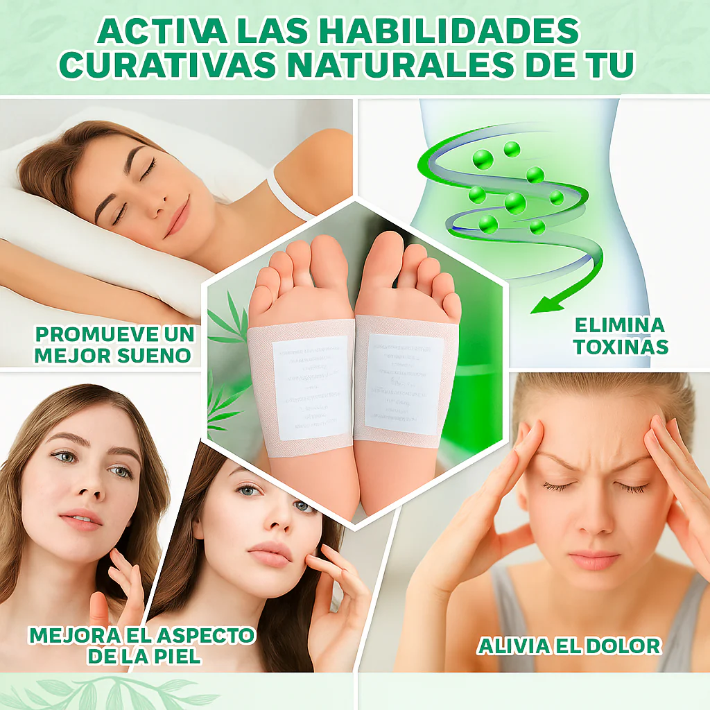 🔥 Parches Kinokis para Desintoxicación